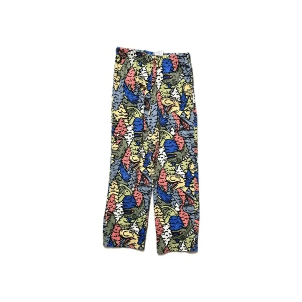 Carter's‎ Boys Size 8 Fleece Shirt And Pants Pajama Set Dinosaurs